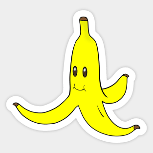 Banana Peel Sticker